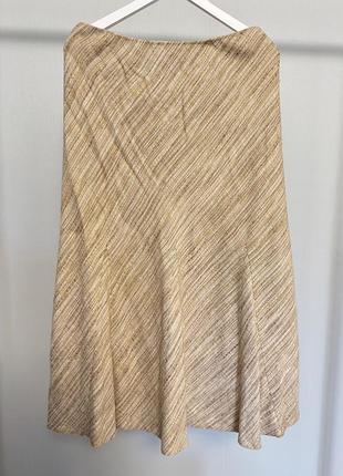 Довга бежева спідниця klass