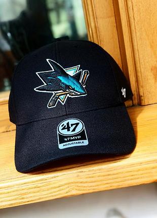 Оригинал бейсболка кепка сан хосе шаркс san jose sharks (usa) nhl nba 47 brand new era ny нхл нба