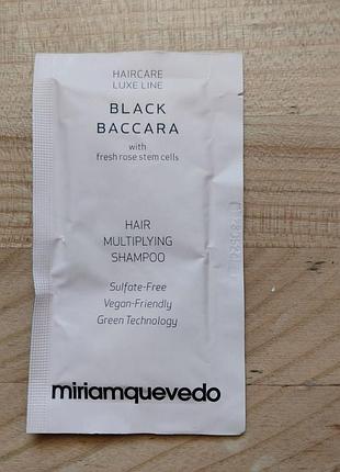 Miriam quevedo black baccara hair multiplying shampoo шампунь для росту волосся