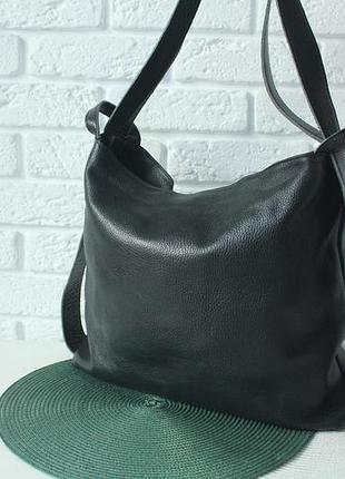 Сумка рюкзак borse in pelle. натуральна шкіра.