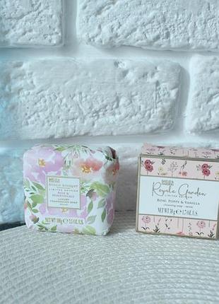 Baylis&harding royale bouquet троянда і rose, poppy & vanilla. нове запаковане мило.