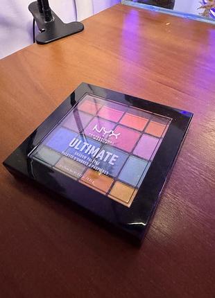 Палетка тіней nyx ultimate б/у