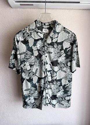 Рубашка летняя pull&bear короткие рукава.