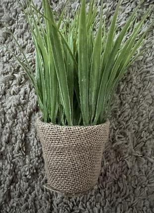 Штучна трава вазон