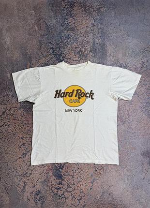 Винтажная футболка hard rock new york