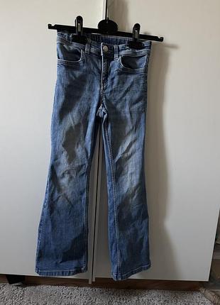 Джинси дитячі,кльош.h&m 128-134