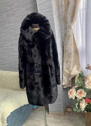 Шикарна норкова шуба , повний трансформер