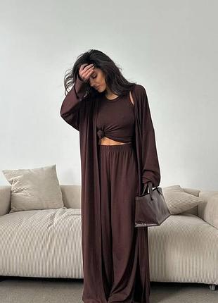 Кардиган + штани + майка2 фото