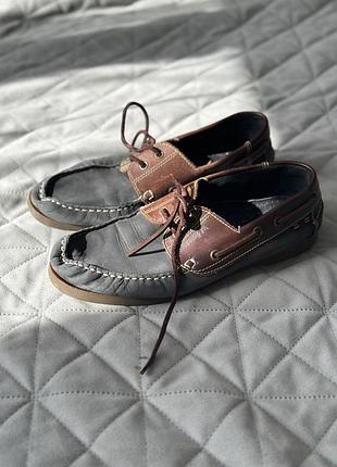 Топсайдери шкіряні чоловічі boxer