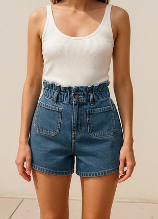 Шорти жіночі джинсові pull&bear розмір 34