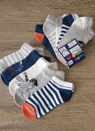 Детские короткие носки для мальчика, 5 пар, 1-2 года, 2-4 года, 4-6 лет