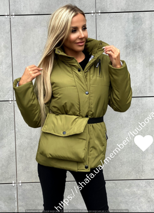 💜куртка жіноча зимова з сумочкою💜42-44 44-46 46-48