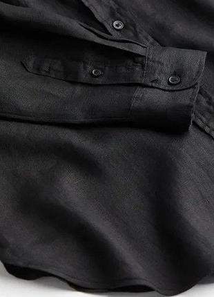 Льняная рубашка h&amp;m 5