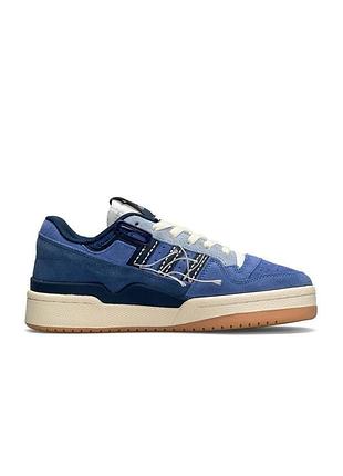 Женские кроссовки adidas forum 84 low “off white” navy white new