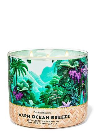 Ароматична свічка bath and body works warm ocean breeze
