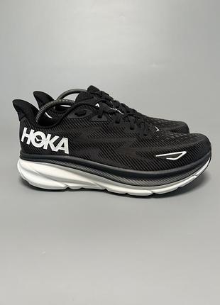 Чоловічі бігові кросівки HOKA Bondi 6 Chaussures de Route pour Femmes en Black Black 9 оригінал