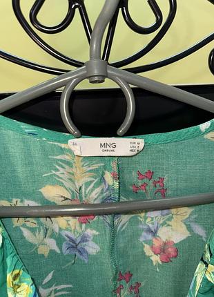 Сукня від mango зеленого кольору2 фото