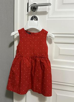 Сукня «kiabi» 12м. (74см.)