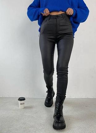 Брюки из эко кожи