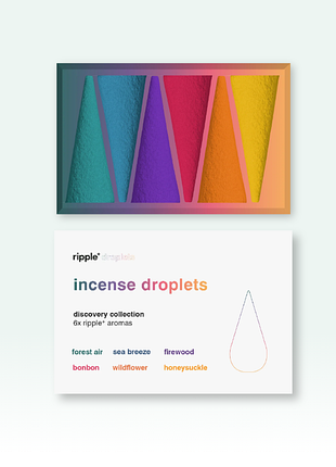 Ripple incense droplets колекція крапельок пахощів ripple (6 штук)