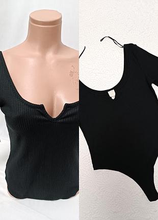 Боді в рубчик h&m m/38/10/46