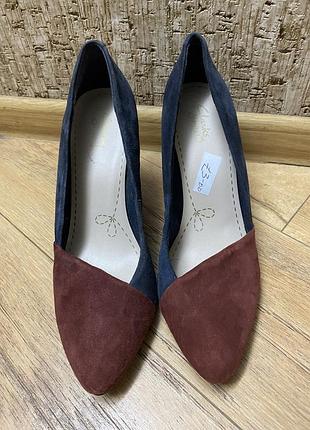 Clarks 💕замшевые туфли4 фото