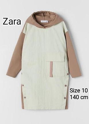 Легка сукня-худі zara оверсайз size 10/140 см