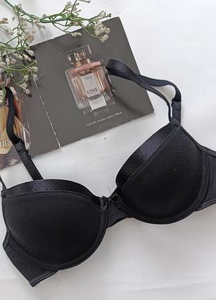Бюстгальтер базовий бюст чорний гладкий ліф manor 32a 70a