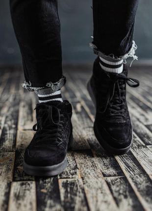 Ботинки мужские зимние south oriole black ❄️ чоловічі черевики зимові3 фото
