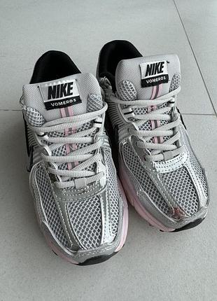 Жіночі кросівки nike zoom vomero 5 silver pink