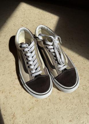 Кросівки коричневі vans old skool оригінал 39 розмір