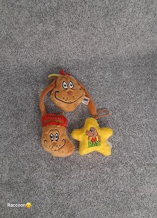 Набор мягкая игрушка, подвеска, grinch, рождественский носок, мордочка, звездочка