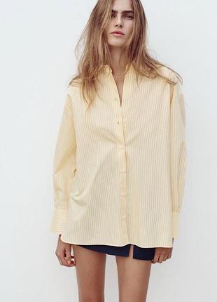 Сорочка оверсайз zara оригінал