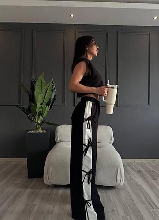 4️⃣9️⃣0️⃣грн спортивні штани жіночі з лампасами