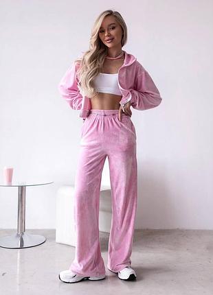 7️⃣5️⃣0️⃣грн велюровий жіночий костюм