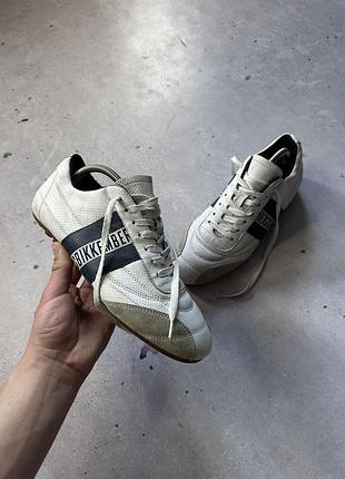 Dirk bikkimbergs vintage y2k leather shoes кеди кросівки