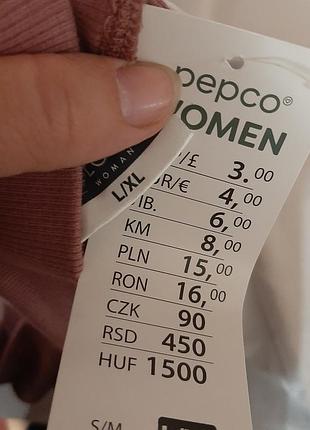 Нові рожеві велосипедки рубчик l xl  у складі котон гарно тягнуться висока якість посадка талія 4