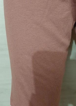 Нові рожеві велосипедки рубчик l xl  у складі котон гарно тягнуться висока якість посадка талія 3