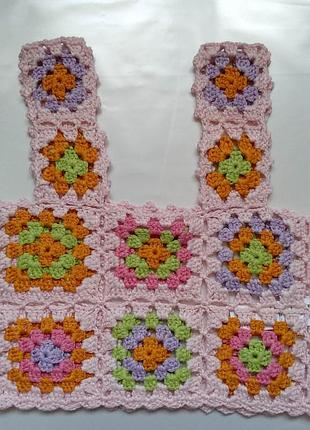 Вязаный топ кроше new look x anne-marie