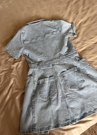 Джинсовий сарафан zara