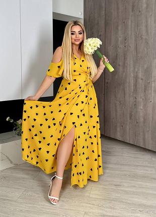 Жіноча сукня на запах, довга сукня на запах10 фото