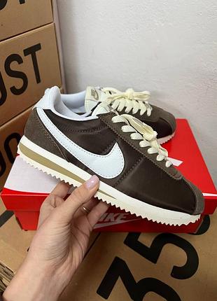 Кроссовки nike cortez brown
