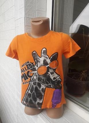 Футболка на мальчика 3-4 года 104 см