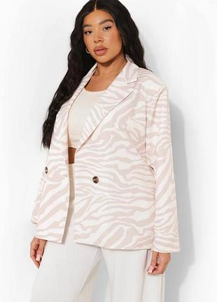 Новый пиджак блейзер boohoo оверсайз made in italy