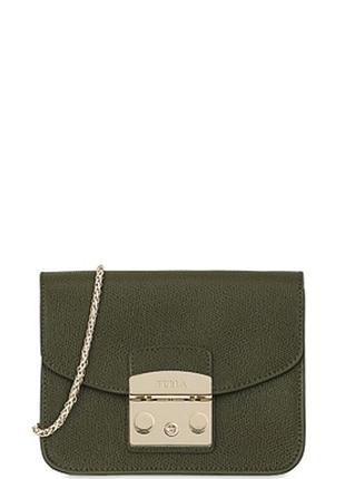 Шкіряна сумка кросбоді furla metropolis