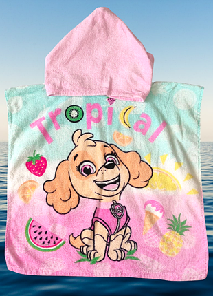Полотенце для девушек 3-6 лет скай щенячий патруль