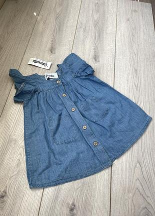 Новий джинсовий сарафан сукня 12-18 міс