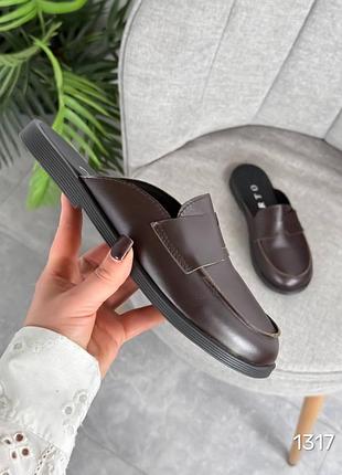 Мюлі натуральна шкіра