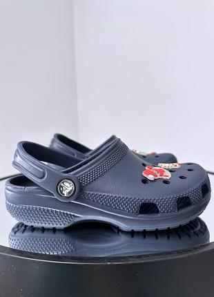 Мягкие классические кроксы сабо + джибитсы crocs
