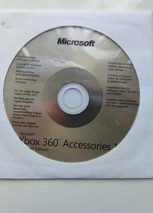 Диск для пк з програмним забезпеченням xbox 360 accessories 1.2